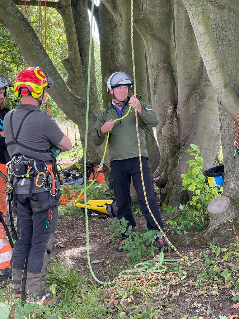 Stationary Rope Work Positioning